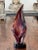 Glass "Flame" by Dino Rosin (Italian B. 1949) Murano Art Glass Sculpture For Sale - Image 7 of 9