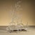 Contemporary Vellum 2-Piece Set Clear Spiral Glass Vases, Urn Shape For Sale - Image 3 of 4
