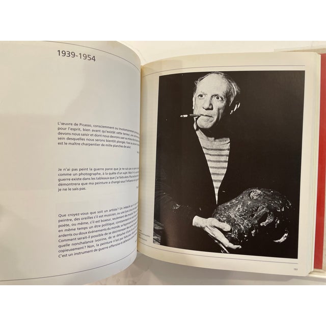 White Art Book - Rare Picasso Hardcover From Grand Palais Museum '79 - Artist Monograph Lithograph Prints For Sale - Image 8 of 12
