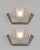 Art Deco Pair of 1930s Muller Freres French Art Deco Geometric Stepped Wall Sconces - 2 Pairs Available For Sale - Image 3 of 8
