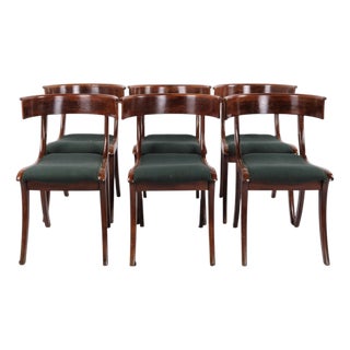 Klismos Chairs by Edvard Thomsen for Rud. Rasmussen, 1930s, Set of 6 For Sale