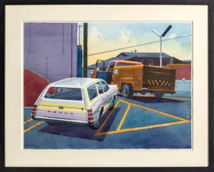 Don David Dodge and Truck, New York City circa 1980