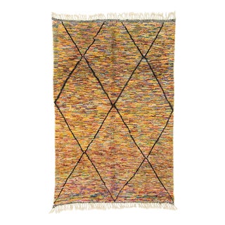 Hand-Knotted Wool Rug by Azele Studio For Sale