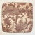 Designer Vicki Payne Free Spirit Crewel Brown & Taupe Block Print Botanical Floral Leaf Pillow Covers- a Pair For Sale - Image 4 of 8