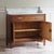 Art Nouveau Washstand in Oak with Marble Top, 1900s For Sale - Image 12 of 12