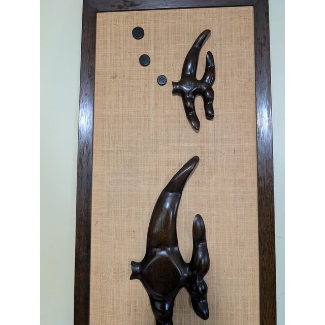 Mid-Century Modern Mid-Century Abstract Wood Sculpture Carved Fish 1960s For Sale - Image 3 of 14