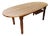 Oval Extendable Pine Dining Table, 1970s For Sale