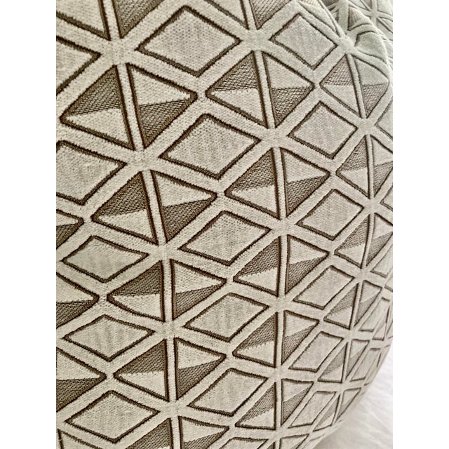 The Diamond Jacquard Decorative Pillow Euro Sham Cover in size 24in x 24in is a stylish and elegant addition to any...