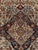 Textile Antique Persian Mohtasham Kashan Carpet, Ivory ground, Ivory Border, Blue, Green For Sale - Image 7 of 18