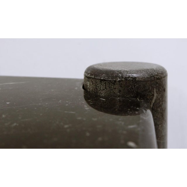 Mid-Century Modern Square Black Marble Coffee Table, 1970s For Sale - Image 5 of 14