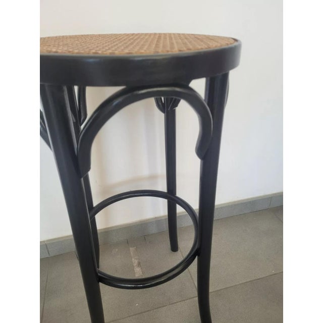 Thonet Style Lacquered Stool For Sale - Image 4 of 10