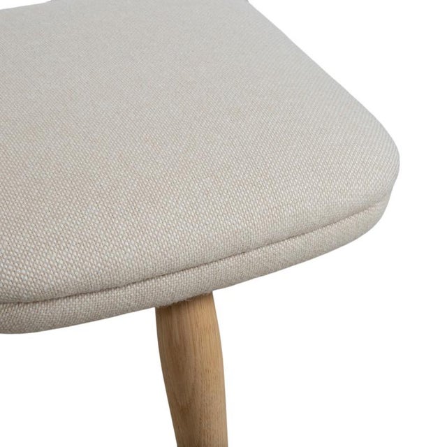 Set of Oda Lounge Chair and Ottoman in Cream Upholstery from Audo Copenhagen For Sale - Image 12 of 18