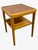 Mid-Century Modern Vintage Mid Century Modern Two-Tier End Table With Raised Edge Top and Lower Shelf For Sale - Image 3 of 9