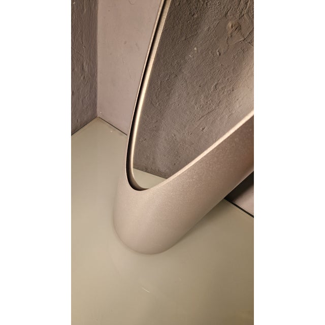 Model Unghia Nail Lipstick Floor Mirror in Crome For Sale - Image 10 of 14