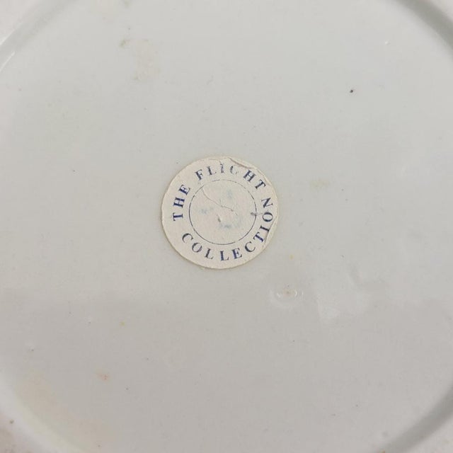 Compartments Porcelain Inkwell from Worcester, 1820 For Sale - Image 13 of 16