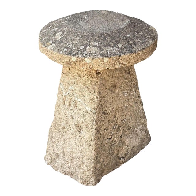 Large English Steddle or Staddle Stone for the Garden For Sale