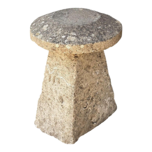 Large English Steddle or Staddle Stone for the Garden