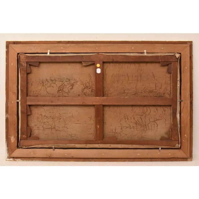 Léon Laurent Galand, Waves and Rocks, 1927, Oil on Canvas, Framed For Sale - Image 10 of 11