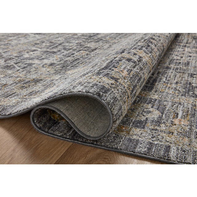 Loloi Rugs Jean Stoffer x Loloi Katherine Midnight/ Tobacco 2'-3" x 3'-10" Accent Rug For Sale - Image 4 of 10