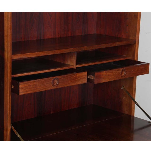 Rosewood Secretary Desk from Lyby Mobler, 1960s For Sale - Image 3 of 7