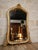 Napoleon III Louis XV Fireplace Mirror in Cream and Gold Lacquered Wood For Sale - Image 4 of 4