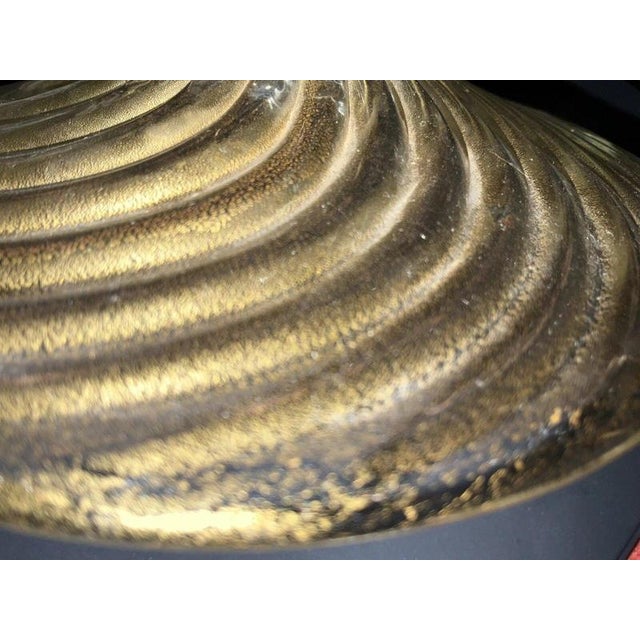 Murano Centerpiece Bowl with Ruby Canes & 24k Gold by Vivarini Zanfirico Latticino, 1960s For Sale - Image 6 of 12