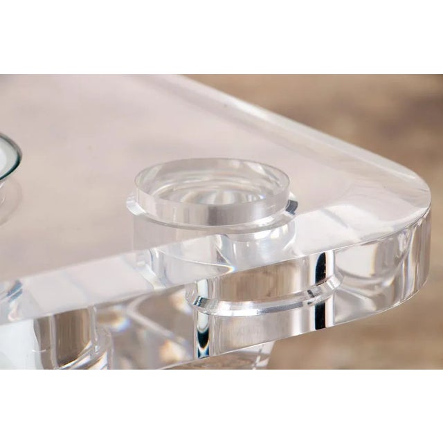 French Coffee Table in Acrylic Glass from Maison Roméo, 1970s For Sale - Image 4 of 12