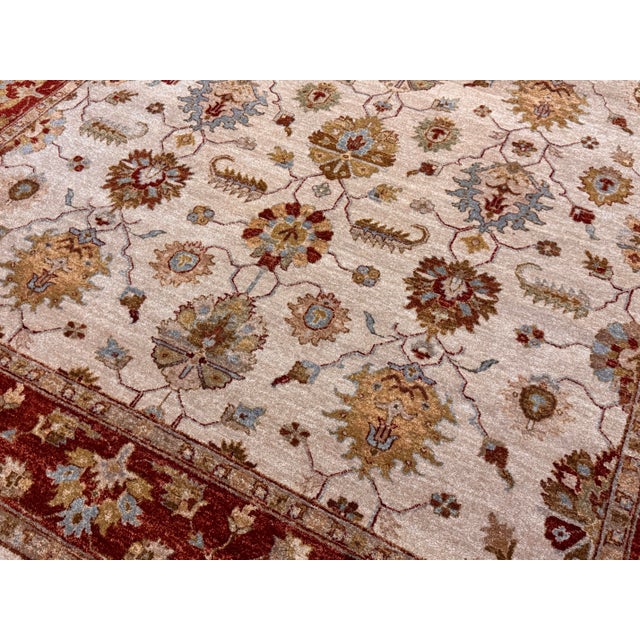 7ft 11 in X 10ft 1 Vasari Hand-Knotted Wool Area Rug For Sale - Image 4 of 12