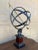 Late 20th Century Vintage English Country Iron Garden Armillary Sundial Held by Atlas For Sale - Image 5 of 12
