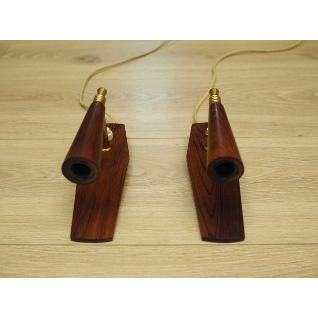 Danish Wall Lamps, Denmark, 1970s, Set of 2 For Sale - Image 4 of 13