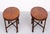Vintage English Georgian Style Oval Shaped Side Tables, 1950, Set of 2 For Sale - Image 9 of 13