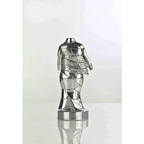 Nickel Plated 24 Element Puzzle Sculpture, 1968-1969, realized by Miguel Berrocal. Signature and number engraved. Edition...