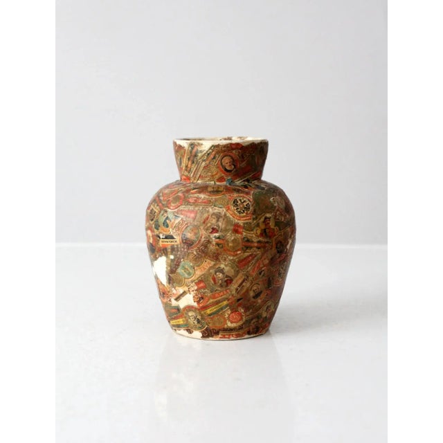 Vintage Cigar Band Vase For Sale - Image 12 of 12