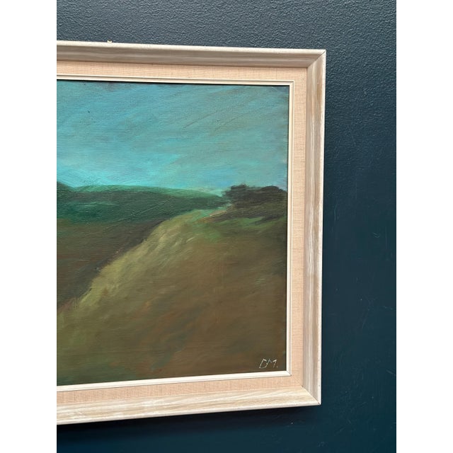 Dina Mortensen, Landscape, 1950s, Oil Painting on Canvas, Framed For Sale - Image 5 of 15