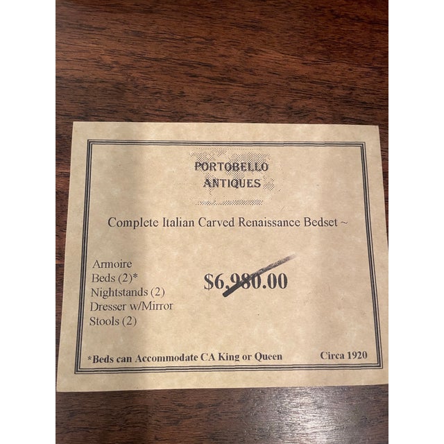 Italian 1920s Italian Renaissance Stools For Sale - Image 3 of 3