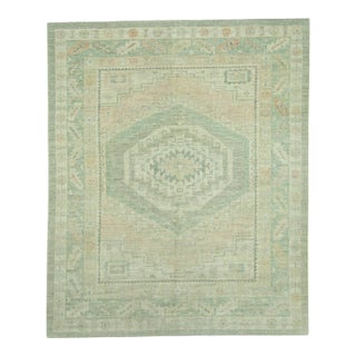 Turkish Oushak Rug 8'5" x 10'2" #19336 For Sale