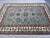 Gray Blue-Gray Kazak Wool Tribal Area Rug, Natural Dye, 6'4" X 9'8" For Sale - Image 8 of 15