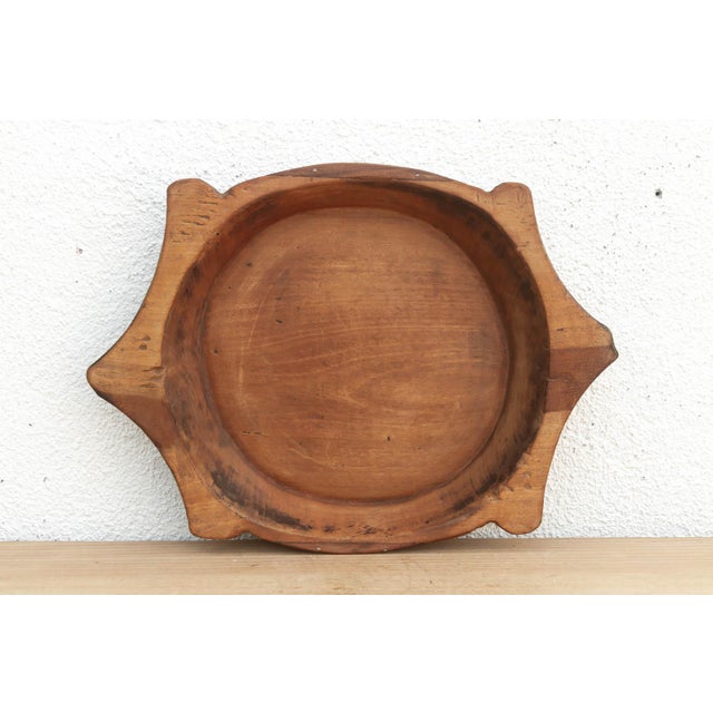 Vintage Sculptural Bowl With "Star" Handles For Sale - Image 4 of 5