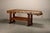 Vintage wooden carpenter's workbench, Europe, 1950s. This industrial workbench features a conventional layout with a...