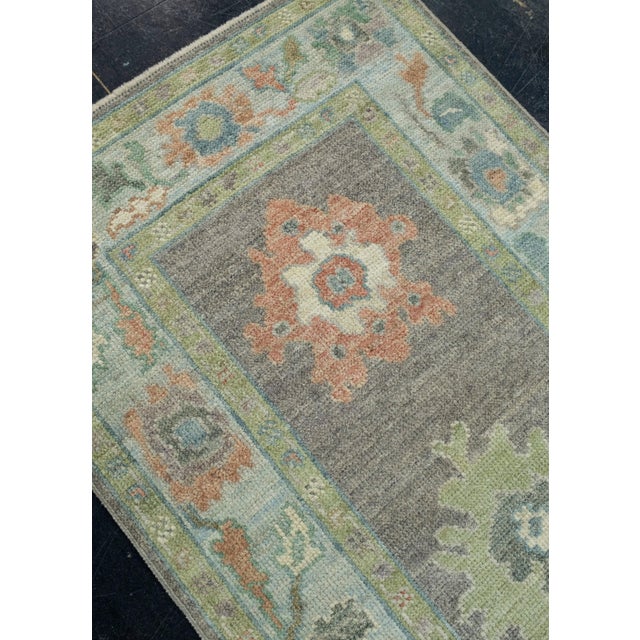 Early 21st Century Turkish Oushak Runner Rug 2'9" x 7' #17371 For Sale - Image 5 of 8