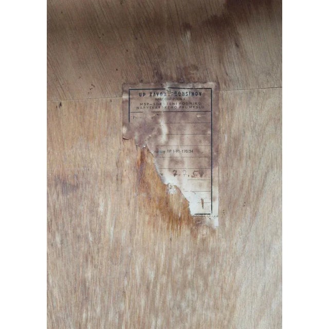 Ash Coffee Table from Up Závody, 1950s For Sale - Image 11 of 12