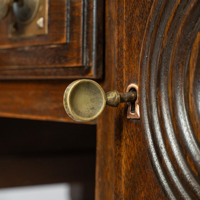 Brown French Art Deco Desk by Étienne Kohlmann, 1930s For Sale - Image 8 of 13