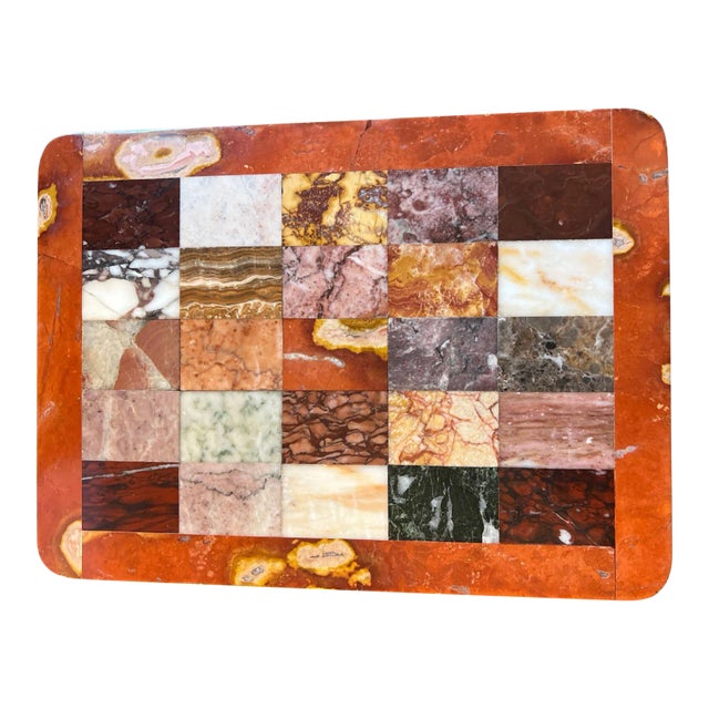 1980s Spécimen Marble Surtout De Table For Sale