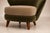 Olive Pair of “Concha” Armchairs in Two-Tone Mohair by Joaquim Tenreiro, Brazil, 1960s For Sale - Image 8 of 18