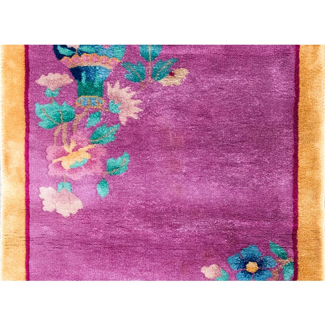 Early 20th Century Chinese Art Deco Rug For Sale In Chicago - Image 6 of 12