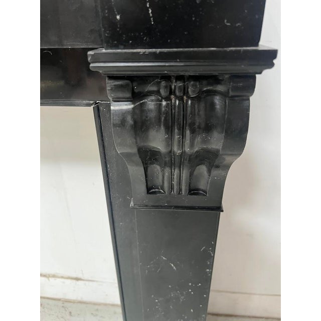 Napoleon III Fireplace with Black Marble Corbel, 1800s For Sale - Image 12 of 13