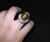Late 20th Century Massive 28.70ct Chrysoberyl Cat's Eye & 1.94ct Diamond Platinum Ring Size 6.25 For Sale - Image 16 of 17