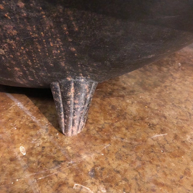 Vintage Italian Cast Iron Coal Holder For Sale - Image 4 of 11