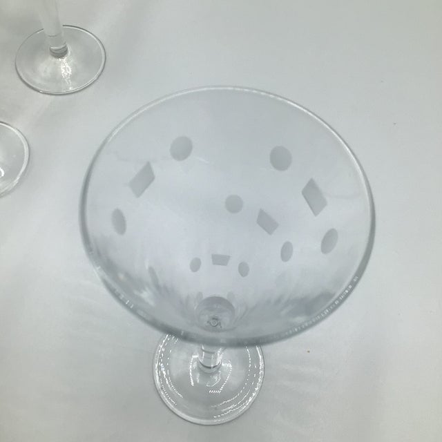 Mikasa Cordial Glasses- Assorted Design Set of 9 For Sale In Sacramento - Image 6 of 12