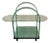 Italian Glass Bar Trolley by Fiam Pesaro, 1980s For Sale